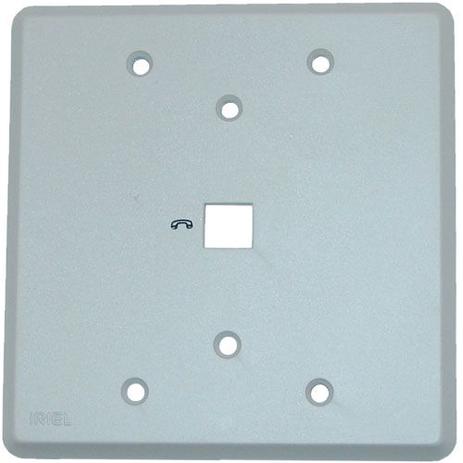 Placa 4x4 - p/1 tomada telefone rj11- iriel Menor preço em Placa 4x4 - p/1 tomada telefone rj11- iriel
