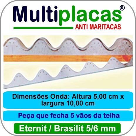 Placa Anti Maritacas Amianto 5 e 6 mm 1 metro Kit 9 peças - Multicap Menor preço em Placa Anti Maritacas Amianto 5 e 6 mm 1 metro Kit 9 peças - Multicap