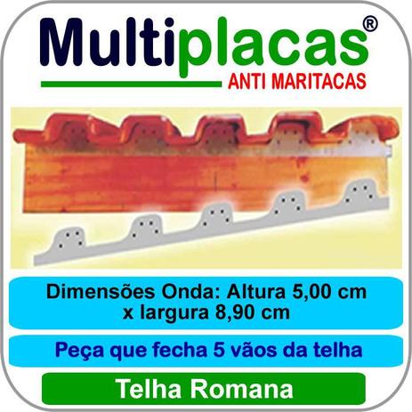 Placa Anti Maritacas Romana 1 mt Kit 20 Peça(s) - Multicap placas Menor preço em Placa Anti Maritacas Romana 1 mt Kit 20 Peça(s) - Multicap placas