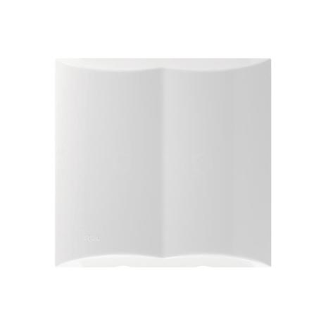 Placa Cega com Pré Corte com Suporte 4x4 Brava Branco - Iriel Menor preço em Placa Cega com Pré Corte com Suporte 4x4 Brava Branco - Iriel