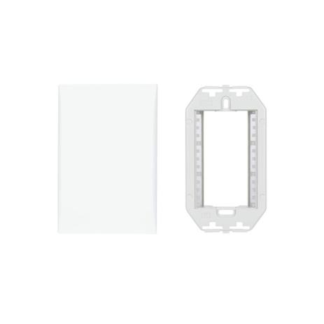 Placa Cega com Suporte 4x2 Imperia Branca - Iriel Menor preço em Placa Cega com Suporte 4x2 Imperia Branca - Iriel
