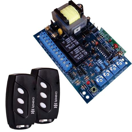 Placa Central Comando P3000 Motor Portão Garen e 2 Controles - Ipec Menor preço em Placa Central Comando P3000 Motor Portão Garen e 2 Controles - Ipec