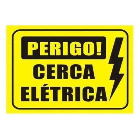 Placa De Advertencia Cuidado Cerca Eletrica - Total eletrônicos Menor preço em Placa De Advertencia Cuidado Cerca Eletrica - Total eletrônicos