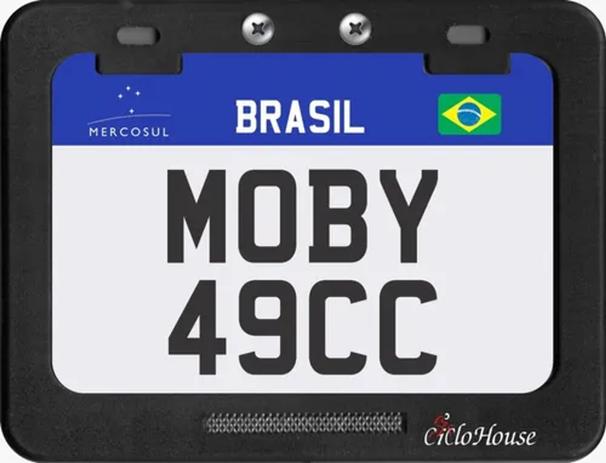 Placa De Identificação Moby Para Ciclomotor 49cc - CICLO HOUSE Menor preço em Placa De Identificação Moby Para Ciclomotor 49cc - CICLO HOUSE
