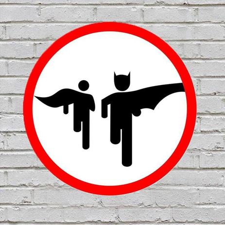 Placa De Parede Decorativa: Bat Run - ShopB - Nc games Menor preço em Placa De Parede Decorativa: Bat Run - ShopB - Nc games