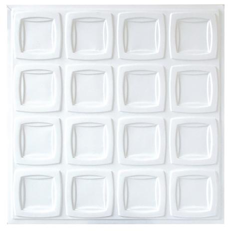 Placa de PVC 3D 50cm x 50cm Alto Relevo Kit com 10  Revestimento Luxo VARESE - Gf casa decor é boa?