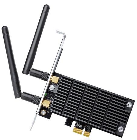 Placa de Rede Wi-Fi PCI Express TP-Link Archer T6E - Dual Band 2,4 Ghz e 5 Ghz - 2 Antenas Menor preço em Placa de Rede Wi-Fi PCI Express TP-Link Archer T6E - Dual Band 2,4 Ghz e 5 Ghz - 2 Antenas