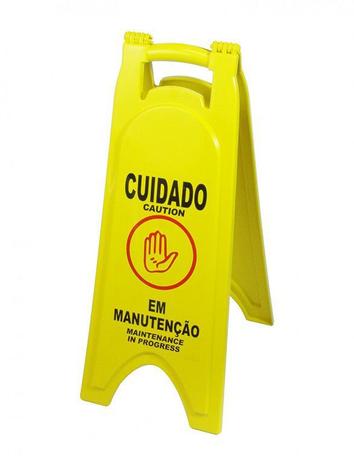 Placa De Sinalização em Manutenção P6 - Jsn Menor preço em Placa De Sinalização em Manutenção P6 - Jsn