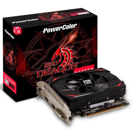 Placa de vídeo AMD Radeon RX 550 4GB GDDR5 128bits Power Color AXRX 550 4GBDZ-DH - PowerColor Menor preço em Placa de vídeo AMD Radeon RX 550 4GB GDDR5 128bits Power Color AXRX 550 4GBDZ-DH - PowerColor