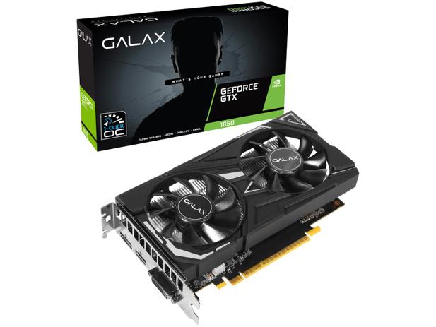 Placa de Vídeo Galax GeForce GTX 1650 EX 4GB GDDR6 - 65SQL8DS66E6