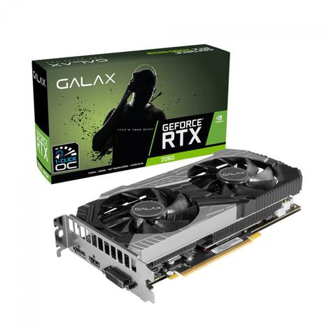 Menor preço em Placa de Video Galax GeForce RTX 2060 Plus, 1-Click OC, 12GB, GDDR6, DLSS, Ray Tracing, 26NRL7HP68NC