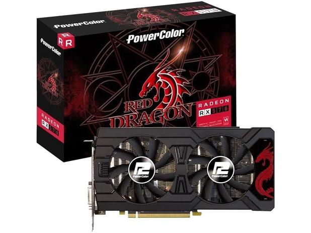 Placa de Vídeo Power Color Radeon RX 570 - 4GB GDDR5 256 bits Red