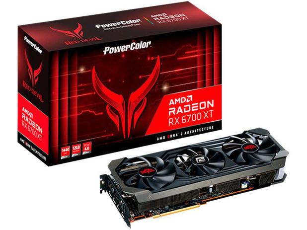 Placa de Vídeo Power Color Radeon RX 6700 XT - 12GB GDDR6 192 bits Red Devil Menor preço em Placa de Vídeo Power Color Radeon RX 6700 XT - 12GB GDDR6 192 bits Red Devil