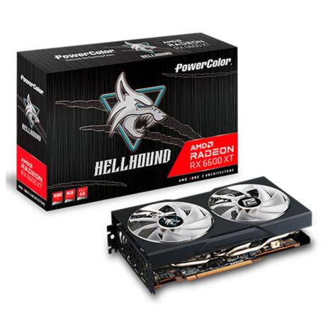 Placa de Vídeo PowerColor Hellhound RX 6600 XT, 8GB, GDDR6, Ray Tracing, AXRX 6600XT 8GBD6-3DHL/OC Menor preço em Placa de Vídeo PowerColor Hellhound RX 6600 XT, 8GB, GDDR6, Ray Tracing, AXRX 6600XT 8GBD6-3DHL/OC