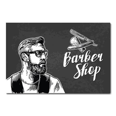 Menor preço em Placa Decorativa - Barber Shop - Barbearia - 0691plmk - Allodi