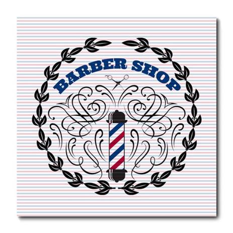 Menor preço em Placa Decorativa - Barber Shop - Barbearia - 0828plmk - Allodi