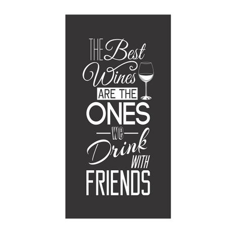 Placa decorativa Best Vinho S 25x50 cm Preto - Kapos Menor preço em Placa decorativa Best Vinho S 25x50 cm Preto - Kapos