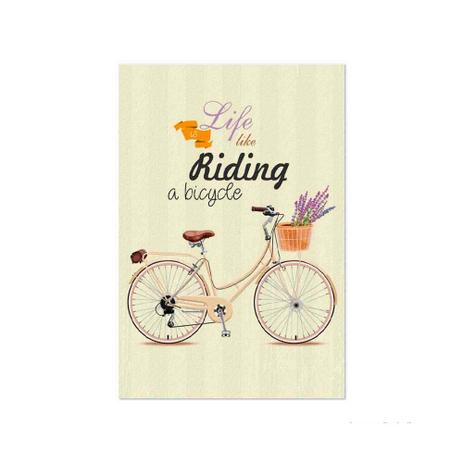Placa decorativa Bicicly 20x30cm Infinity é boa?
