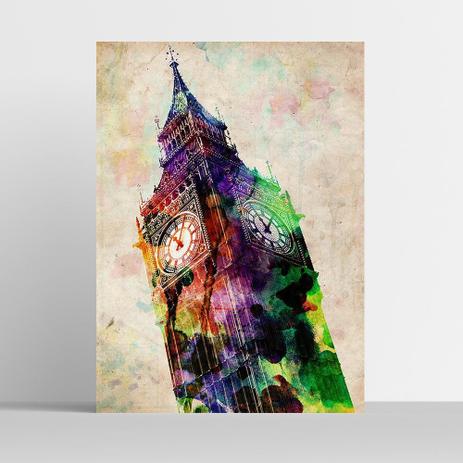 Placa Decorativa Big Bem 20X30Cm - Artplex Menor preço em Placa Decorativa Big Bem 20X30Cm - Artplex