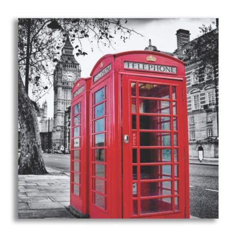 Placa decorativa Cabine 25x25 cm Preto - Kapos Menor preço em Placa decorativa Cabine 25x25 cm Preto - Kapos