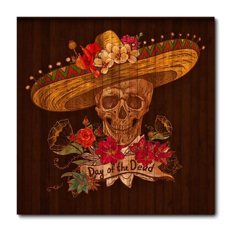 Placa Decorativa - Caveira Mexicana - 0401plmk - Allodi Menor preço em Placa Decorativa - Caveira Mexicana - 0401plmk - Allodi