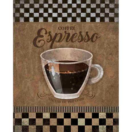 Placa Decorativa Coffee Espresso 24x19cm DHPM-180 - Litoarte Menor preço em Placa Decorativa Coffee Espresso 24x19cm DHPM-180 - Litoarte