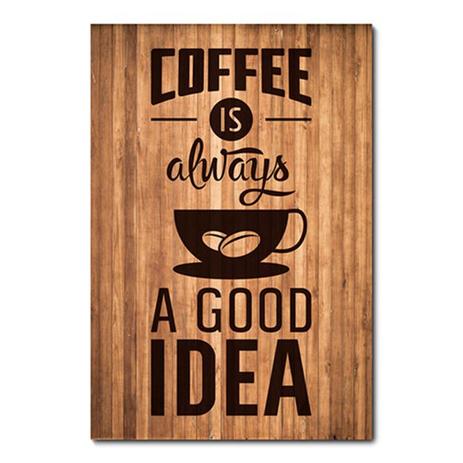 Placa Decorativa - Coffee Is A Good Idea - 0851plmk - Allodi Menor preço em Placa Decorativa - Coffee Is A Good Idea - 0851plmk - Allodi