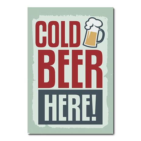 Placa Decorativa - Cold Beer - 0920plmk - Allodi Menor preço em Placa Decorativa - Cold Beer - 0920plmk - Allodi