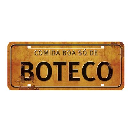 Placa Decorativa Comida Boa só de Boteco 14,6x35cm DHPM2-041 - Litoarte Menor preço em Placa Decorativa Comida Boa só de Boteco 14,6x35cm DHPM2-041 - Litoarte