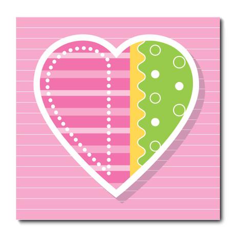 Placa Decorativa - Coração Patchwork - 1311plmk - Allodi Menor preço em Placa Decorativa - Coração Patchwork - 1311plmk - Allodi