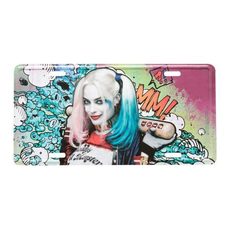 Placa Decorativa de Alumínio Arlequina Esquadrão Suicida DC Comics - Urban Menor preço em Placa Decorativa de Alumínio Arlequina Esquadrão Suicida DC Comics - Urban