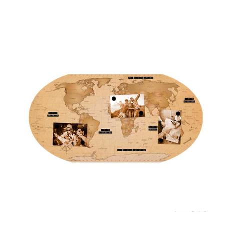 Placa decorativa de lembretes Mapa mundi explore Geguton Menor preço em Placa decorativa de lembretes Mapa mundi explore Geguton