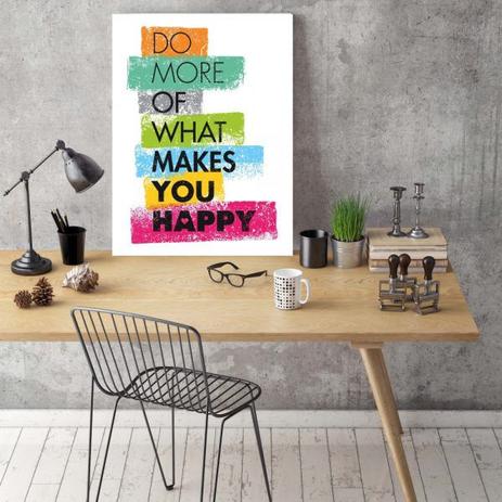 Placa Decorativa Do More - 30 cm x 40 cm - Stickdecor Menor preço em Placa Decorativa Do More - 30 cm x 40 cm - Stickdecor