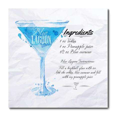 Placa Decorativa - Drink Lagoa Azul - 0941plmk - Allodi Menor preço em Placa Decorativa - Drink Lagoa Azul - 0941plmk - Allodi