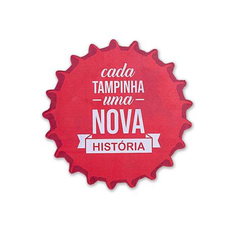 Placa Decorativa em Madeira Formato Tampinha 24cm - Casa etna Menor preço em Placa Decorativa em Madeira Formato Tampinha 24cm - Casa etna