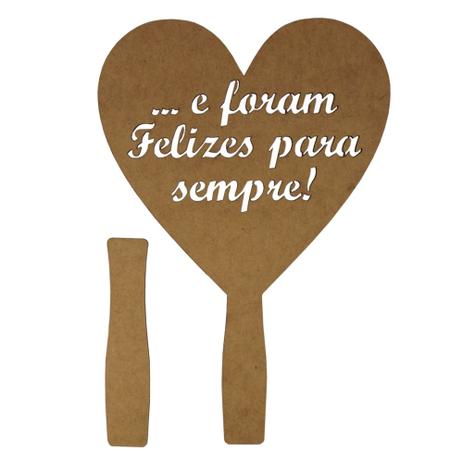 Placa Decorativa em MDF 30x20cm E Foram Felizes para Sempre - Palácio da Arte é boa?