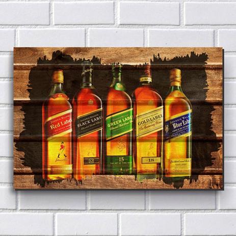 Placa Decorativa em MDF com 20x30cm - Modelo P129 - Johnnie Walker - R+ adesivos Menor preço em Placa Decorativa em MDF com 20x30cm - Modelo P129 - Johnnie Walker - R+ adesivos