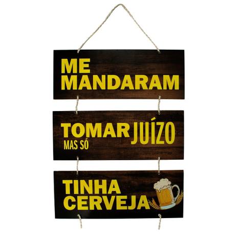 Placa Decorativa Frases de Motivação Nunca Desista 30x40cm