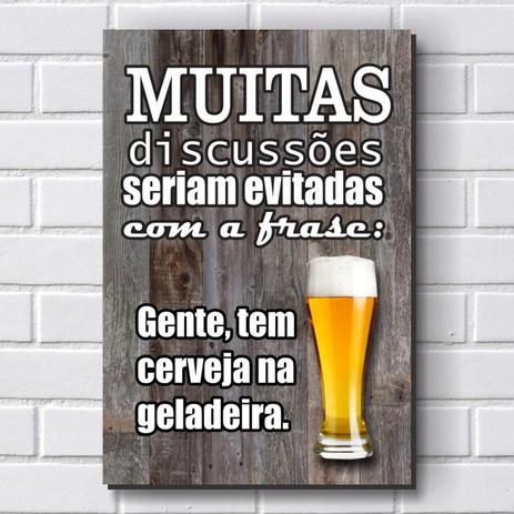 Placa Decorativa Frases de Motivação Nunca Desista 30x40cm