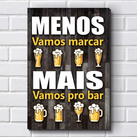 Placa Decorativa - Frases de Boteco - Cerveja P648 - R+ adesivos Menor preço em Placa Decorativa - Frases de Boteco - Cerveja P648 - R+ adesivos