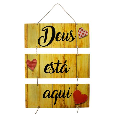 Placa Decorativa Frases de Motivação Nunca Desista 30x40cm