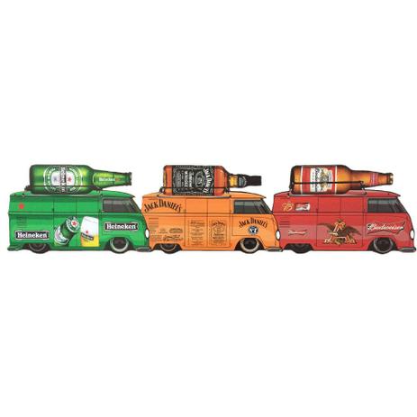 Placa Decorativa Gigante Mdf Kombi De Entrega - Versare anos dourados Menor preço em Placa Decorativa Gigante Mdf Kombi De Entrega - Versare anos dourados
