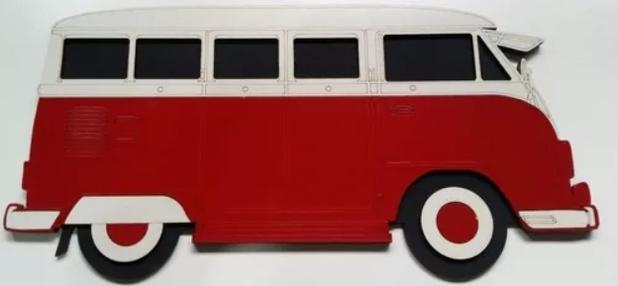 Placa Decorativa Kombi Vermelha Em Mdf Tamanho 31 X 15,5 Cm - Mundo do militar Menor preço em Placa Decorativa Kombi Vermelha Em Mdf Tamanho 31 X 15,5 Cm - Mundo do militar