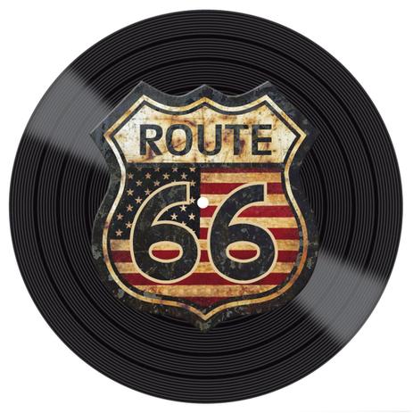 Placa Decorativa Litocart LPDV-008 30x30cm Disco Vinil Route 66 Menor preço em Placa Decorativa Litocart LPDV-008 30x30cm Disco Vinil Route 66
