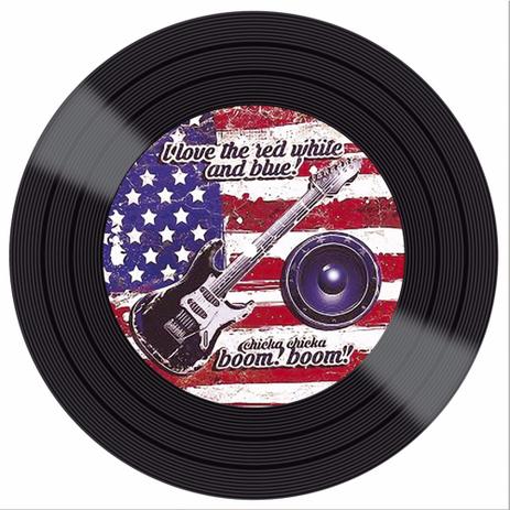 Placa Decorativa Litocart LPDV-009 30x30cm Disco Vinil Guitarra Bandeira Estados Unidos Menor preço em Placa Decorativa Litocart LPDV-009 30x30cm Disco Vinil Guitarra Bandeira Estados Unidos