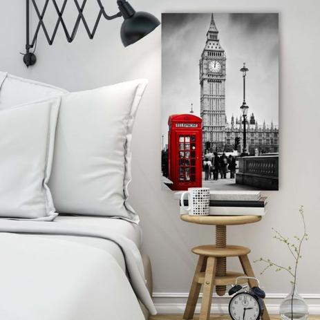 Placa Decorativa London Telephone - 30 cm x 40 cm - Stickdecor Menor preço em Placa Decorativa London Telephone - 30 cm x 40 cm - Stickdecor