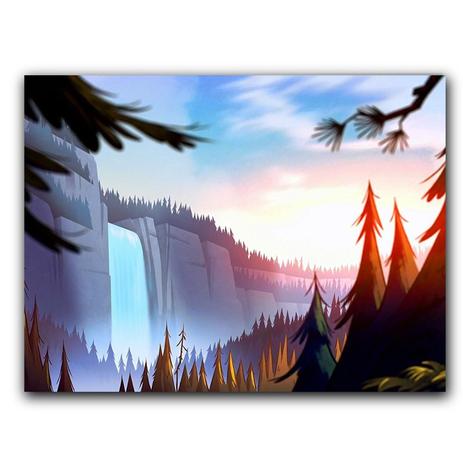 Placa Decorativa MDF Ambientes 20 cm x 30 cm - Gravity Falls (BD02) - Skin t18 é boa?