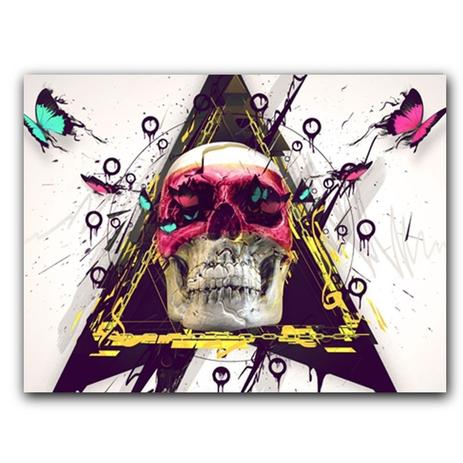 Placa Decorativa MDF Ambientes 20 cm x 30 cm - Skull Esqueleto (BD13) - Skin t18 é boa?