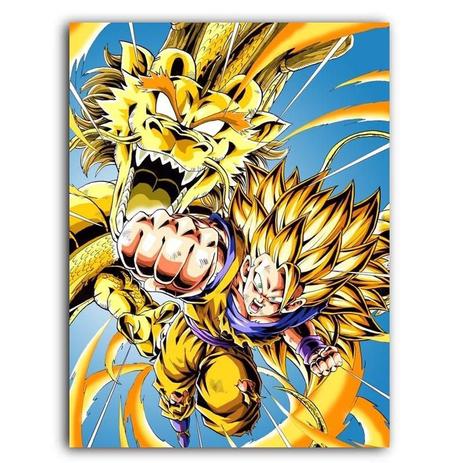 Placa Decorativa MDF Ambientes 30 cm x 20 cm - Dragon Ball Z Super Goku Shen Long (BD62) - Bd net collections é boa?