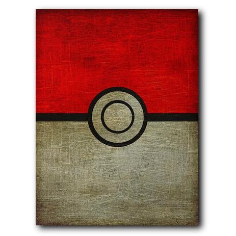 Menor preço em Placa Decorativa MDF Ambientes 30 cm x 20 cm - Pokemon Pokebola (BD01) - Skin t18